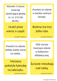 Logopedyczne wyzwania- utrwalanie głosek szumiących i syczących