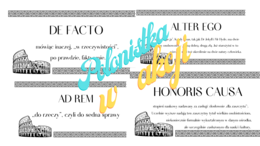 Gazetka ,,Łacińskie zwroty"