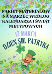 PAKIET MATERIAŁÓW NA MARZEC WEDŁUG KALENDARZA ŚWIĄT I DNI NIETYPOWYCH