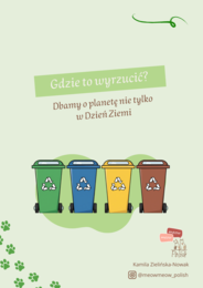 Gdzie to wyrzucić? - zabawa do segregowania śmieci JPJO