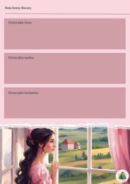 Gustaw Flaubert "Pani Bovary" – zadania do lektury, pełne opracowanie (myślownik)