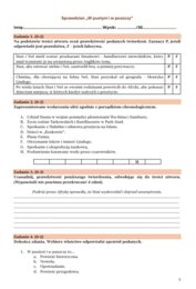 Sprawdzian "W pustyni i w puszczy"