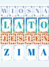 Girlanda - WIOSNA LATO JESIEŃ ZIMA