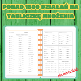 PONAD 1500 DZIAŁAŃ NA TABLICZKĘ MNOŻENIA