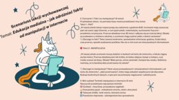 Scenariusz lekcji wychowawczej, Edukacja medialna – jak odróżniać fakty od manipulacji w internecie.