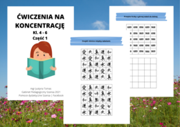 Ćwiczenia na koncentrację kl. 4 – 6 cz. 1