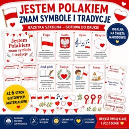 Gazetka. Jestem Polakiem - znam symbole i tradycje