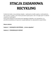 Gra terenowa - stacje zadaniowe - DZIEŃ ZIEMI