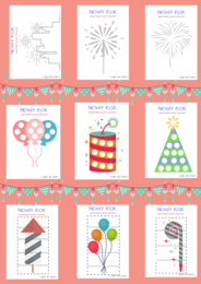 Nowy Rok - karty pracy