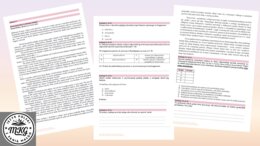Zestaw arkuszy z tekstami literackimi z lektur nieobowiązkowych