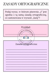 Zasady ortograficzne: zadania na wzór egzaminacyjnych (ó, u, rz, ż)