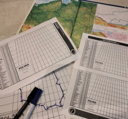 Wyznaczamy kontur granic Polski – karta pracy