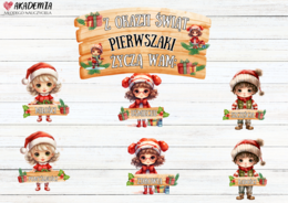 ŚWIĄTECZNE ŻYCZENIA - WERSJA PIERWSZAKI