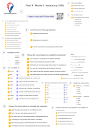 Flash 4 - Module 2 - karta pracy