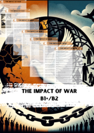 Karty Pracy Gotowa Lekcja The Impact of the War Poziom B1+/B2