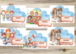 Na rozpoczęcie roku dekoracje- pakiet chmurki