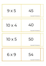 Fiszki – tabliczka mnożenia