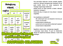 Biologiczny tribond, czyli co łączy te trzy słowa? ANATOMIA CZŁOWIEKA