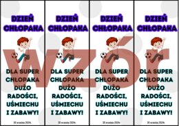 Zakładki do książki Dzień Chłopaka