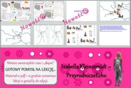 Karta pracy/stacje zadaniowe/notatki do tematu „Krajobraz rolniczy Niziny Mazowieckiej” w pdf. W gratisie niekomercyjny scenariusz lekcji/pomysł na lekcję w programie genial.ly do edycji. Geografia 5. Dział „Krajobrazy Polski”.