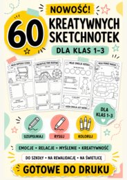 📣 60 KREATYWNYCH SKETCHNOTEK DLA KLAS 1–3 ✏️💛