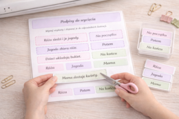 Róża i Jagoda – historyjka obrazkowa 4 elementy