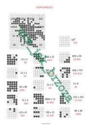 Pisemne mnożenie, klasa 5, kodowanie