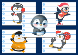 DZIEŃ PINGWINA – Dzień Wiedzy o Pingwinach – zima – puzzle – biblioteka – świetlica – przedszkole – 10 wersji