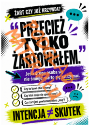 SŁOWA ZOSTAJĄ – hejt, żart, granice, szacunek | gazetka szkolna klasy 4–8 i szkoły ponadpodstawowej