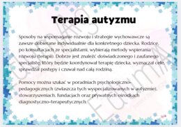 2 kwietnia Światowy Dzień Świadomości Autyzmu