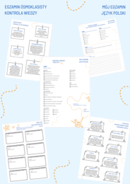Egzamin ósmoklasisty - kontrola wiedzy, prawa pamięci, planer, strategie egzaminacyjne