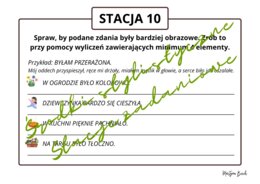 Środki stylistyczne - stacje zadaniowe