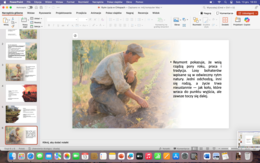 Rytm życia na wsi na podstawie "Chłopów" Władysława Reymonta - prezentacja