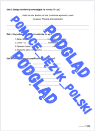 Zaimek / części mowy / sprawdzian / kartkówka / karta pracy / KLUCZ ODPOWIEDZI