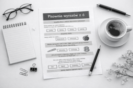 PISOWNIA WYRAZÓW Z "Ó" [Karta pracy, sprawdzian}