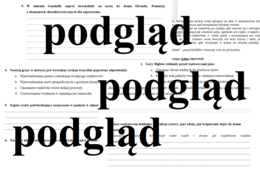 SPRAWDZIAN PRACA KLASOWA Hobbit