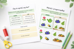 Czy to ogród, czy las? [Karta pracy]