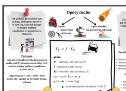 Fizyka kl.7 -Temat: Opory ruchu (karta wykropkowana do uzupełnienia)