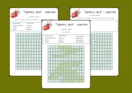 „TAJEMNICZY OGRÓD” - wykreślanka