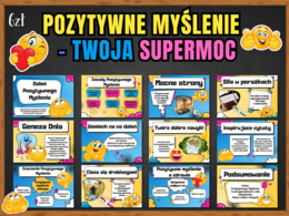POZYTYWNE MYŚLENIE - TWOJA SUPERMOC! - gazetka edukacyjna