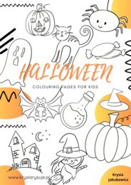 Halloween. Kolorowanka.