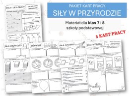 Fizyka 7 i 8. PAKIET KART PRACY. SIły w przyrodzie.