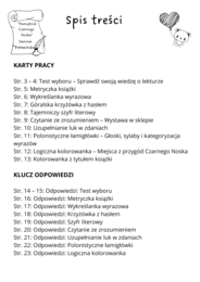 Karty pracy z odpowiedziami - Pamiętnik Czarnego Noska - Janina Porazińska