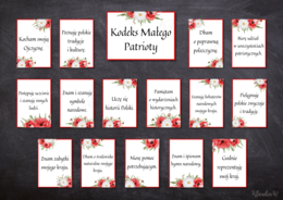 Kodeks Małego Patrioty  - gazetka na Święta Majowe/gazetka patriotyczna