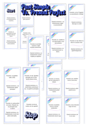 Past Simple Present Perfect speaking chain łańcuszek
