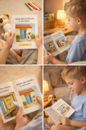 Reksio w bibliotece. [Mini książeczka do czytania]