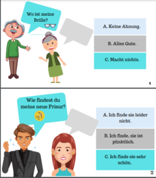 Dialogi w obrazkach - język niemiecki