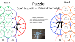 Matematyczne Puzzle – Dzień Liczby Pi + Dzień Matematyki Powtórka materiału, która wciąga uczniów jak gra!