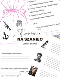 Zbiór zadań do lektury ,,Kamienie na szaniec"/ Stacje zadaniowe