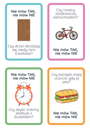 Gra "Nie mów TAK, nie mów NIE"